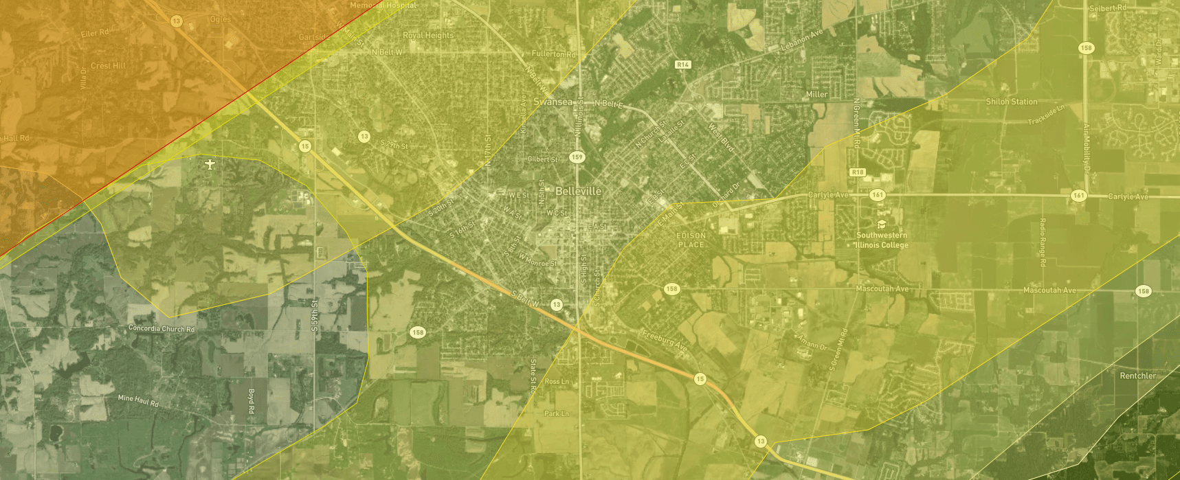 Hail Damage Patterns