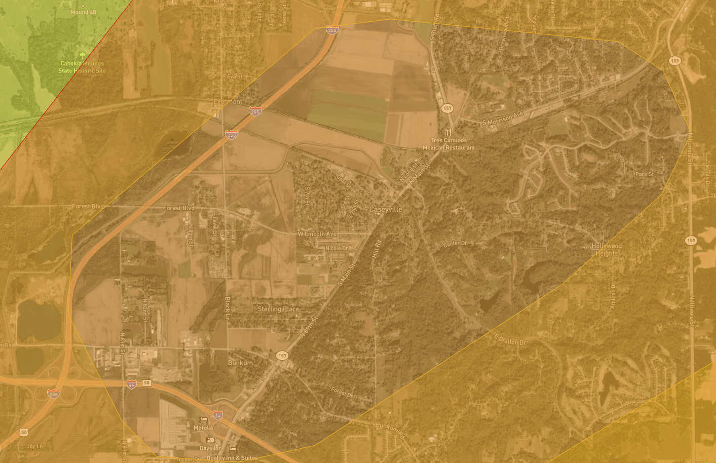 Hail Damage Patterns