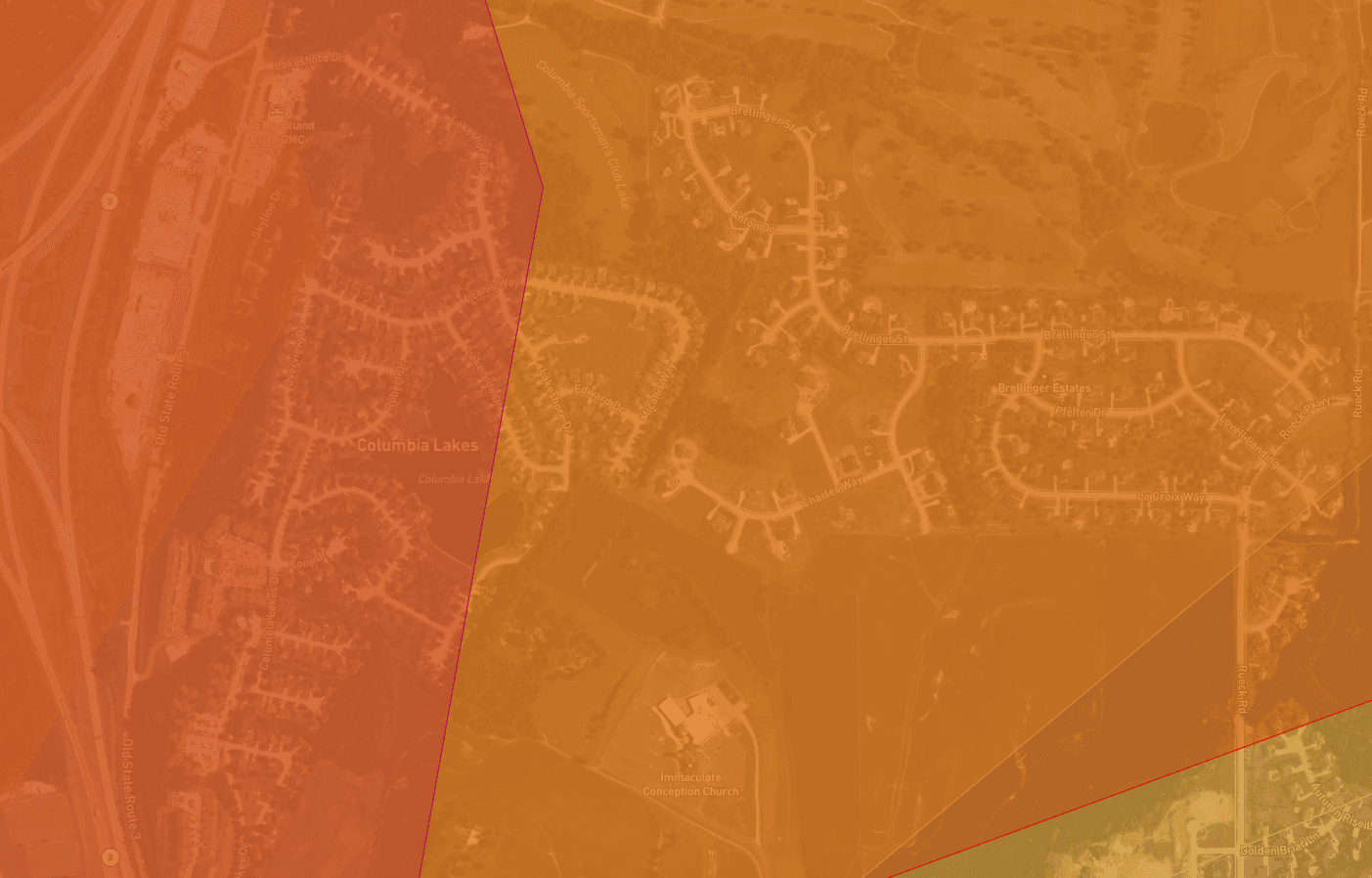 Hail Damage Patterns