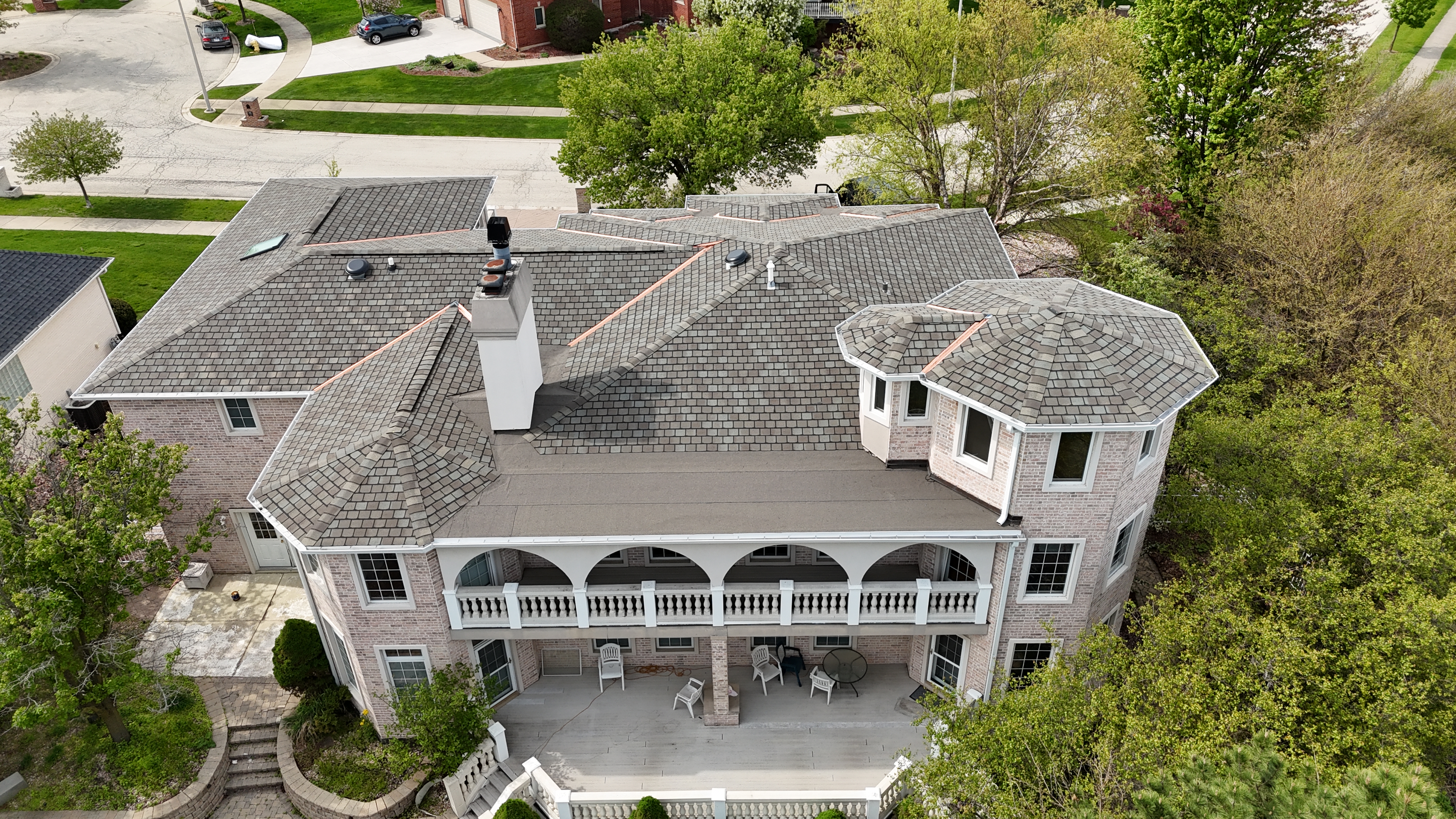 Before - Roof replacement project